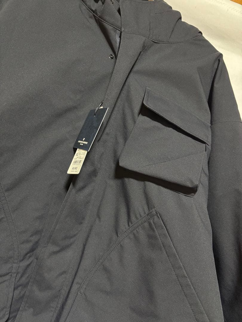 GU ×ENGINEERED GARMENTS パデッドシェルパーカ NAVY