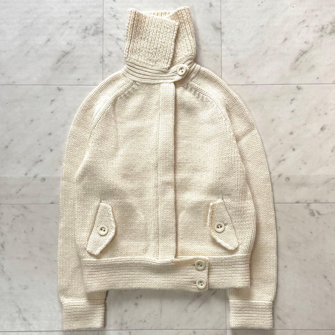 DEUXIEME CLASSE ニットジャケット モヘヤブレンド アイボリー F