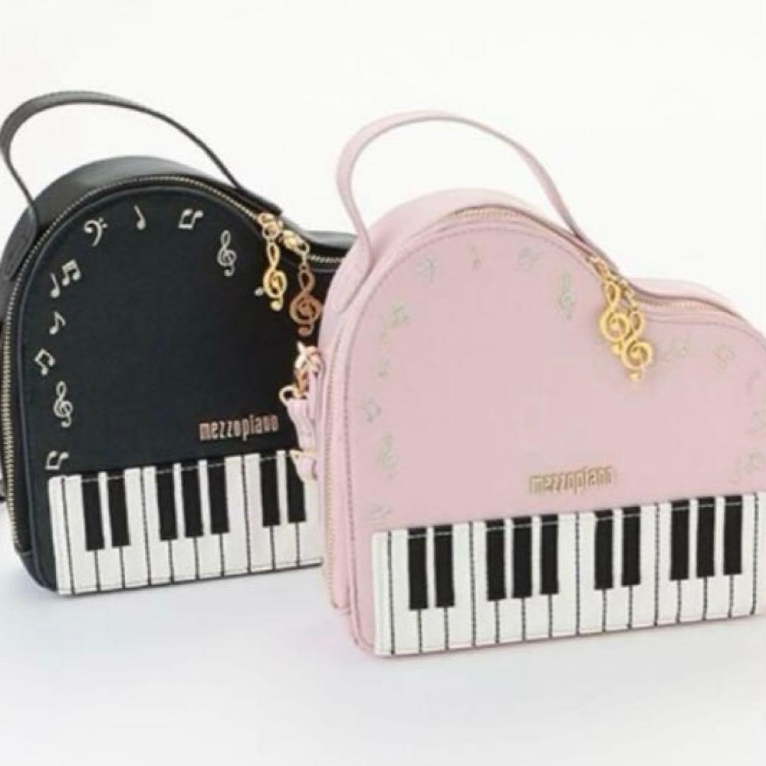 メゾピアノ ピアノ型　ショルダーバッグ