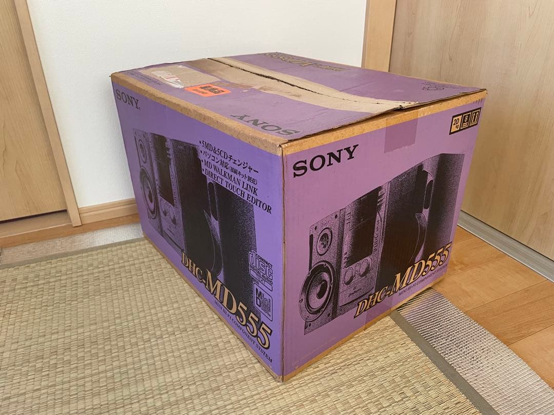【奇跡！ 新品未使用】SONY(ソニー)MDコンポピクシー”DHC-MD555\"
