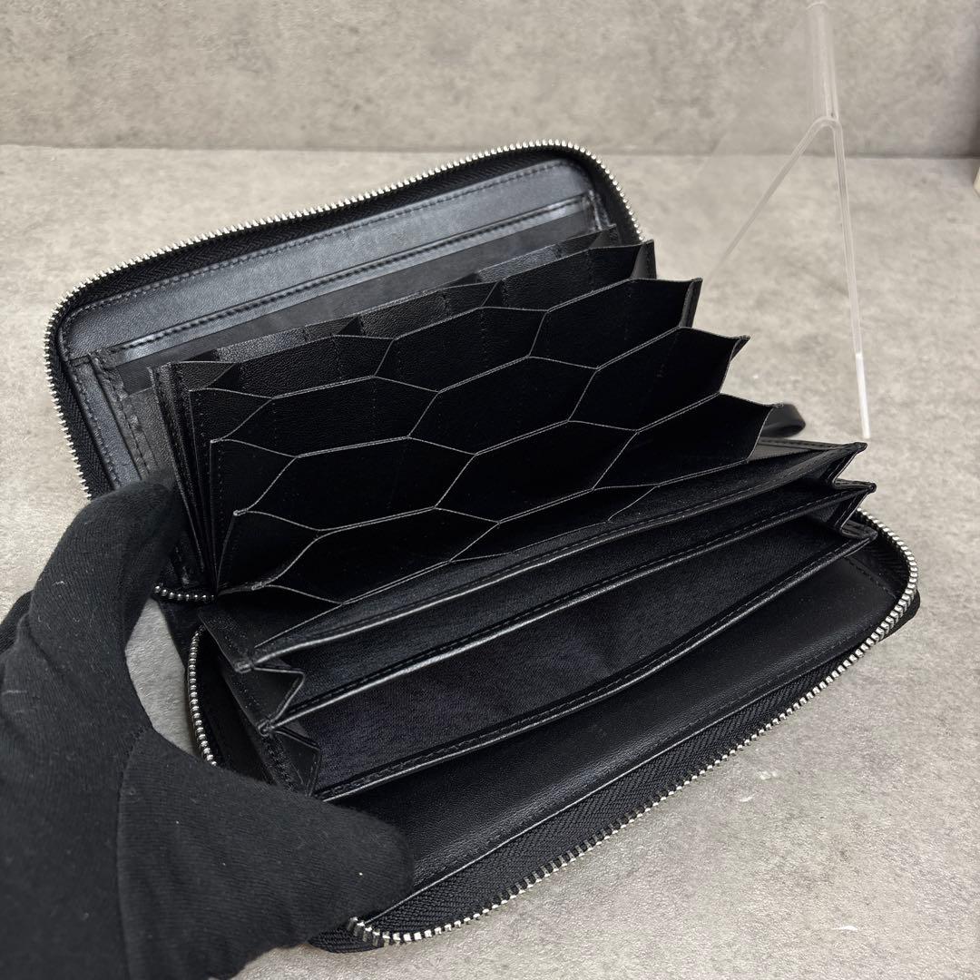 未使用級！最上級クロコダイル　鰐革　大容量　ジッパー　長財布