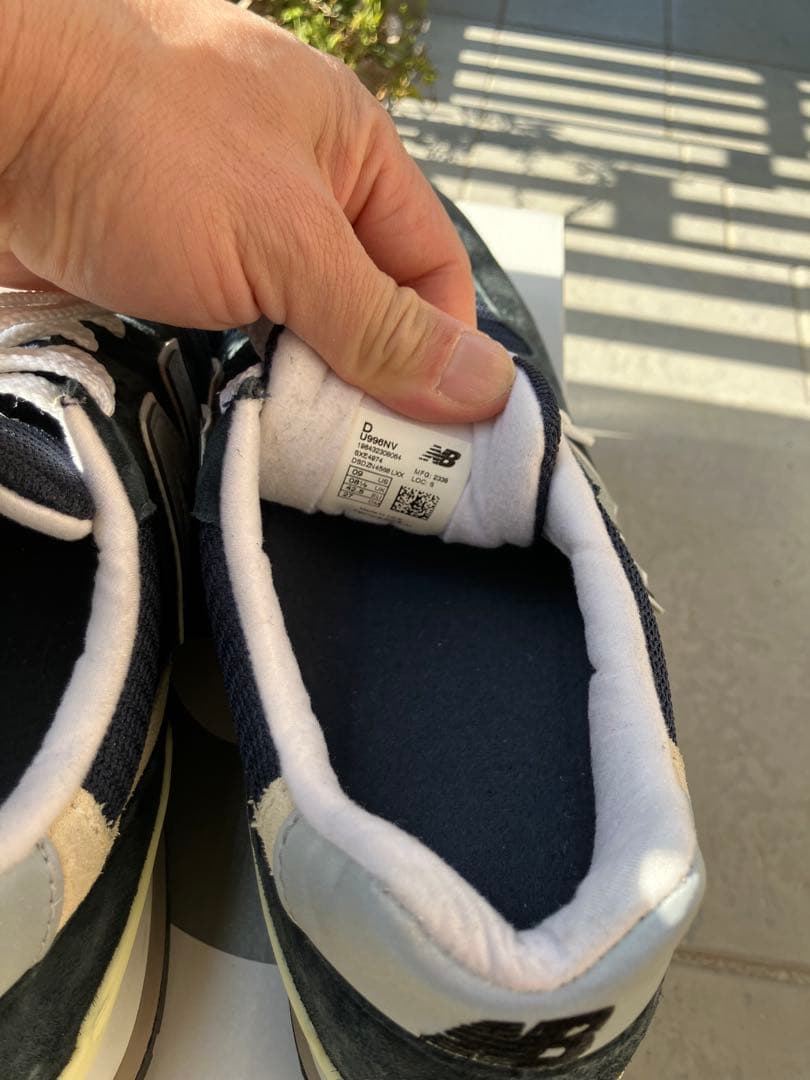 New Balance U996 made in USA ネイビー/ホワイト