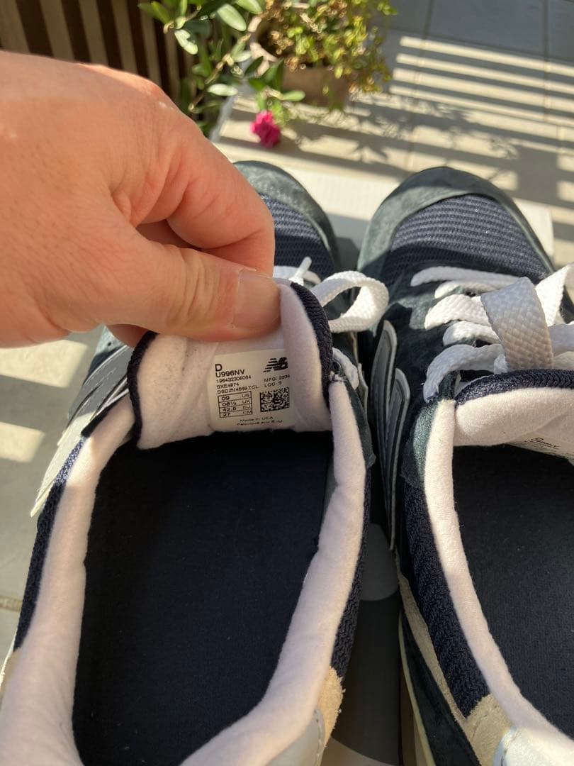 New Balance U996 made in USA ネイビー/ホワイト