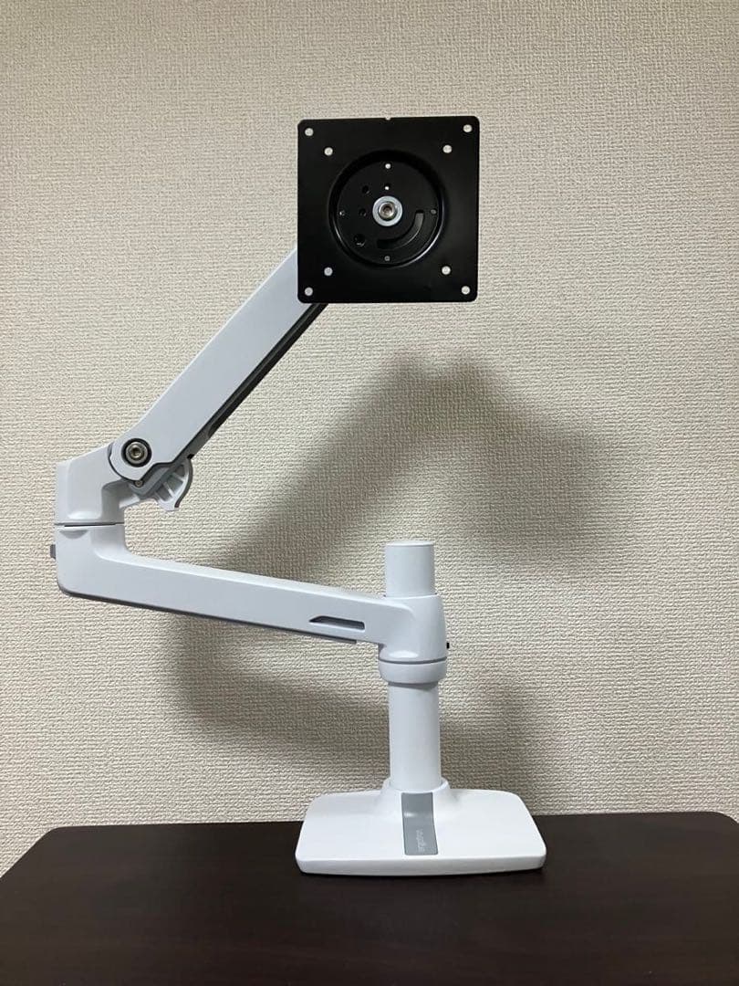 エルゴトロンlx 白モニターアーム　のの