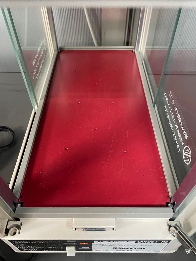 カンウォーマー　ホットドリンクディスペンサー 2段棚付き