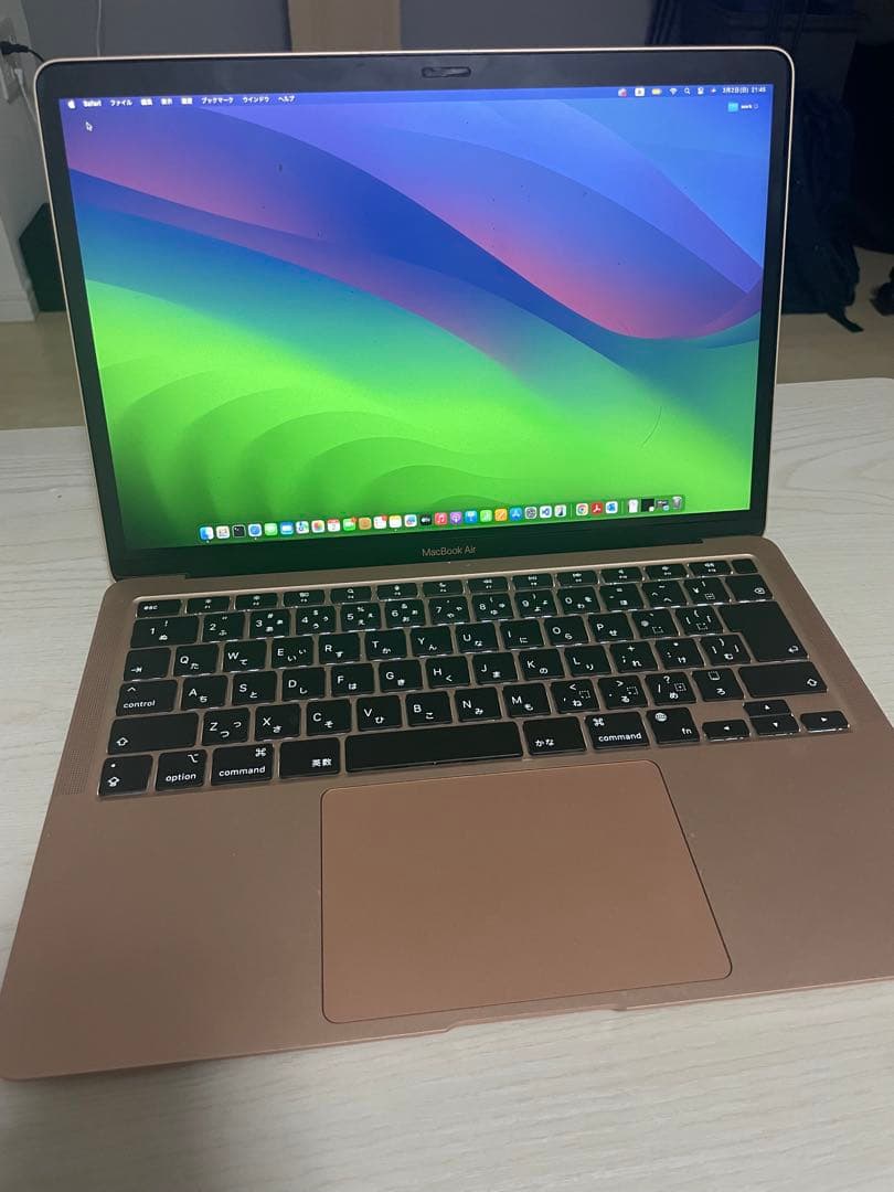 【良品】MacBook Air M1 (2020) 8GB ゴールド