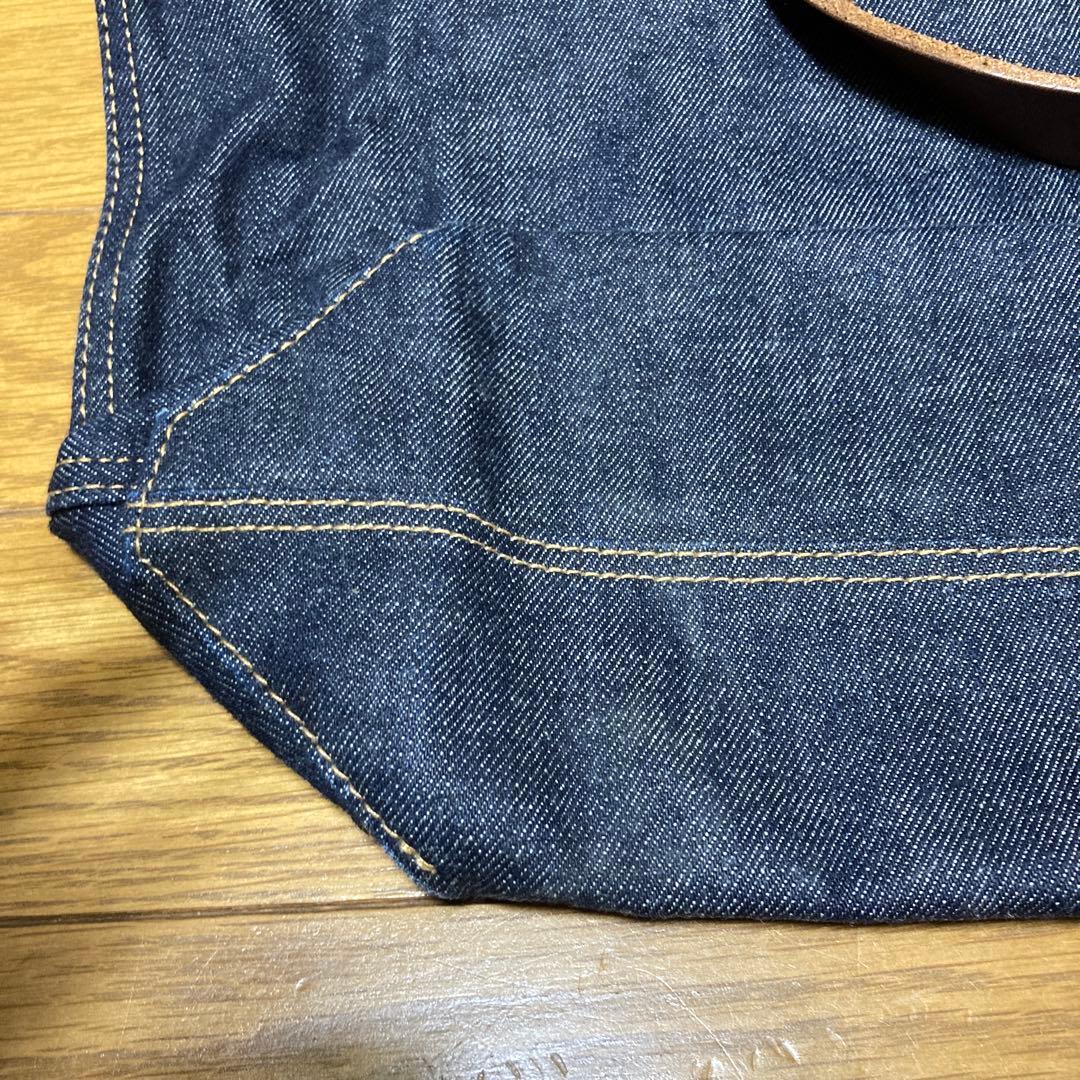 ひ*こ様 RRL トートバッグ デニム レザー