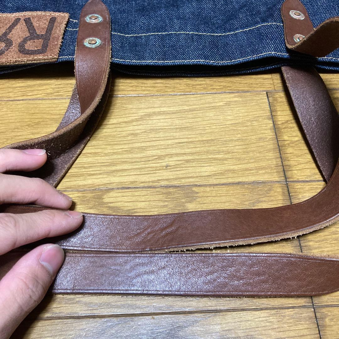 ひ*こ様 RRL トートバッグ デニム レザー