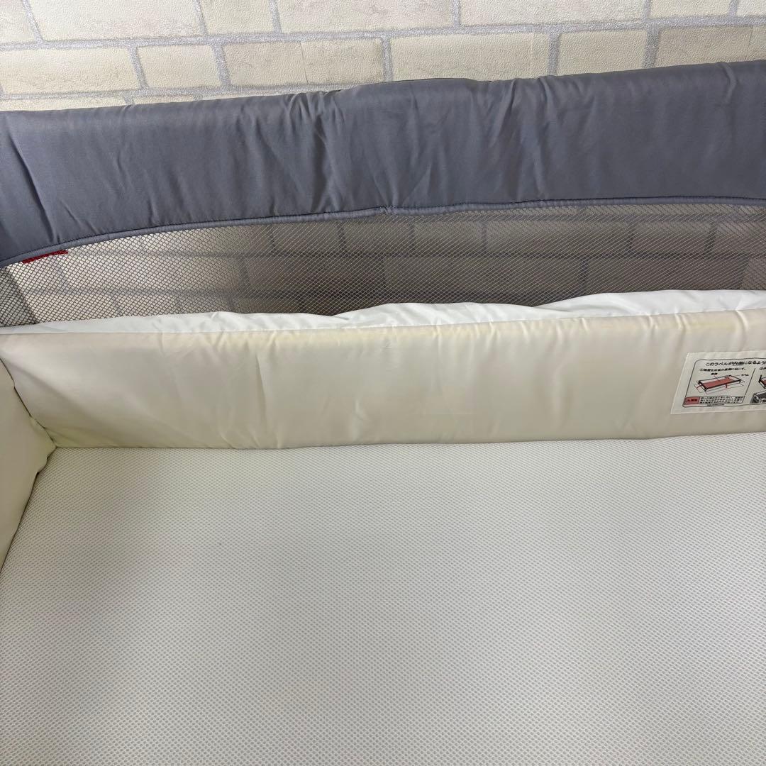 アップリカ　ココネルエアーAB グレーベア　ベビーベッド