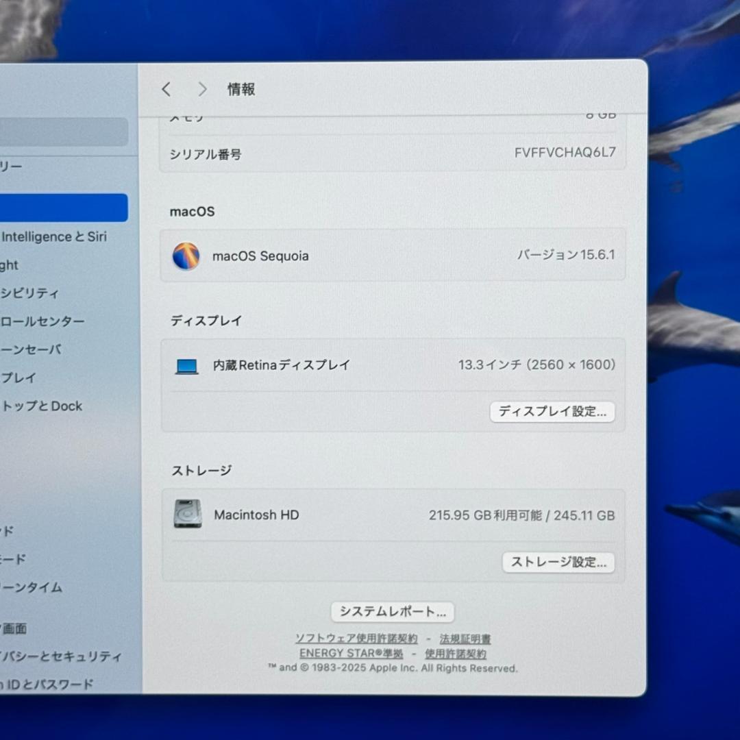 MacBook本体 P237 MacBookAir M1 8GB 256GB 13inch