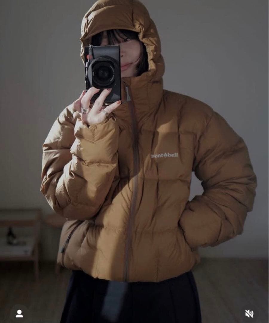 新品未使用　mont-bell ネージュダウンパーカ ブラウン