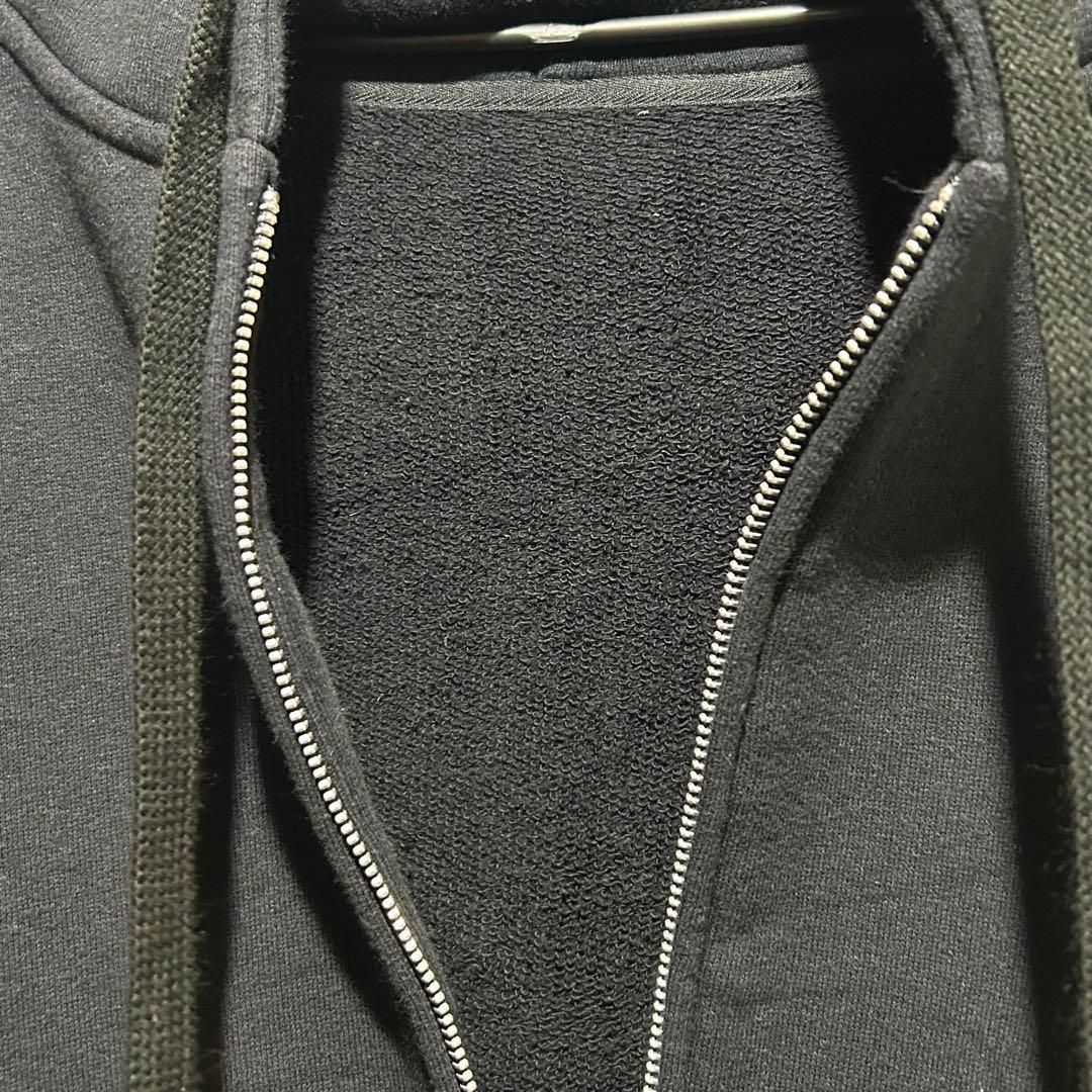 【ムーンエイジデビルメント】 スーパービッグパーカー　ジップアップ F 清春　黒