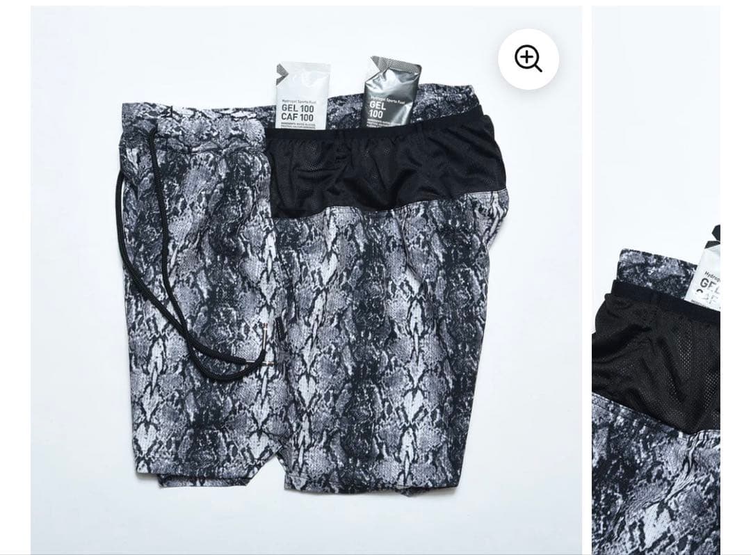 ウォーキング・ランニングウェア PYTHON PATTERN 7 POCKETS RACING SHORTS