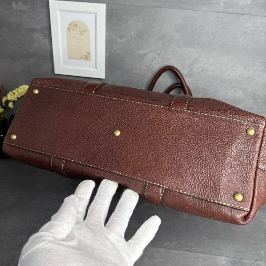 土屋鞄 トーンオイルヌメ デイリートート 本革 トートバッグ ダークブラウン