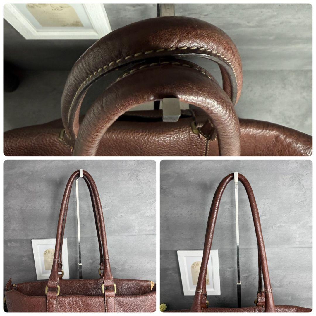 土屋鞄 トーンオイルヌメ デイリートート 本革 トートバッグ ダークブラウン