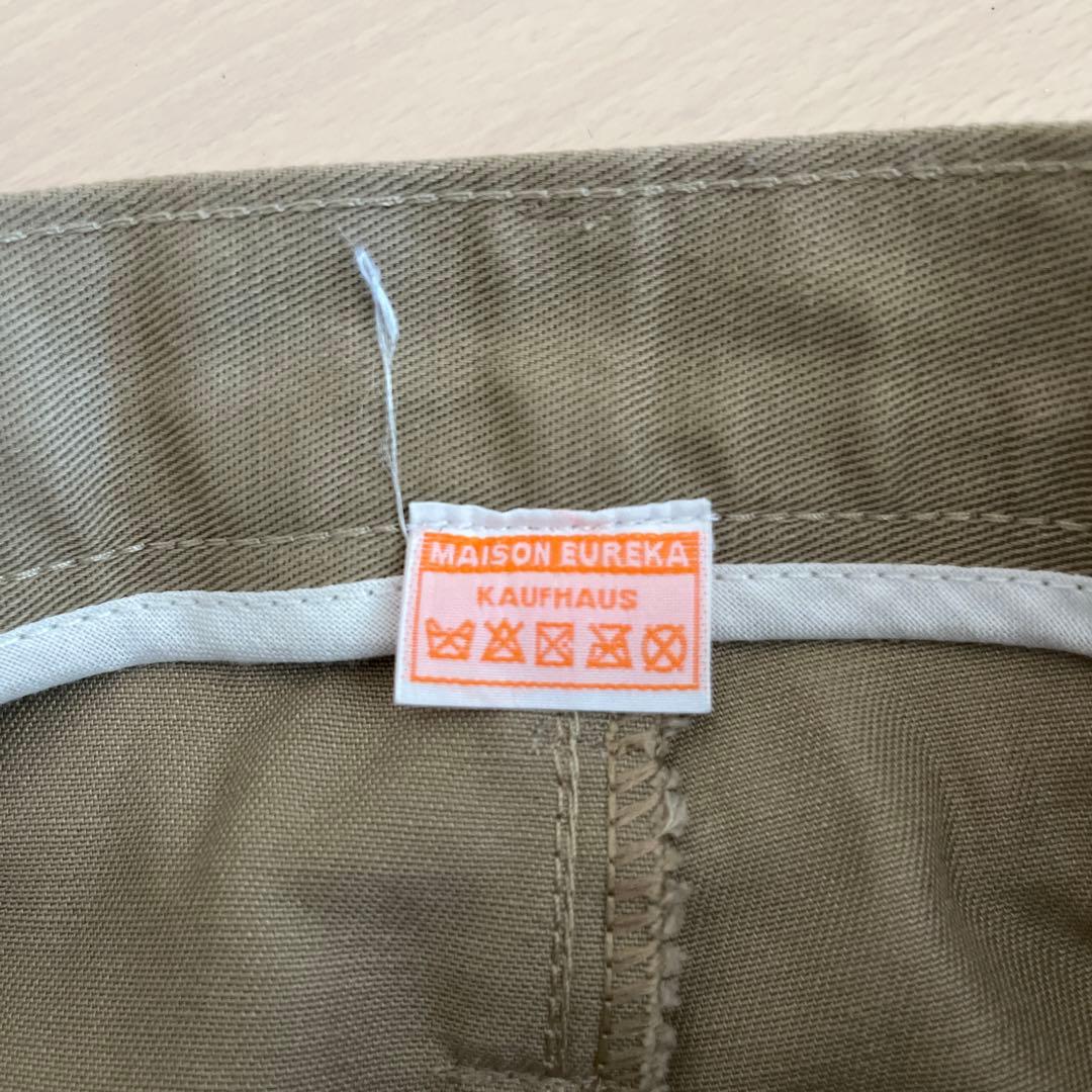 Oka　MAISON EUREKA カーキ チノパン ベルト付き