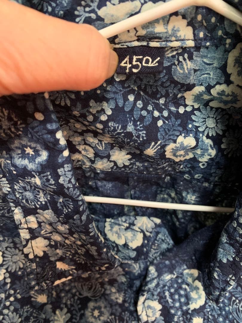 45R 秋の実プリント　908オーシャンシャツ