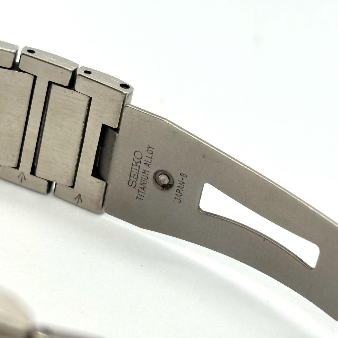 【稼働】SEIKO AGS DOLCE チタン メンズ腕時計 4M21