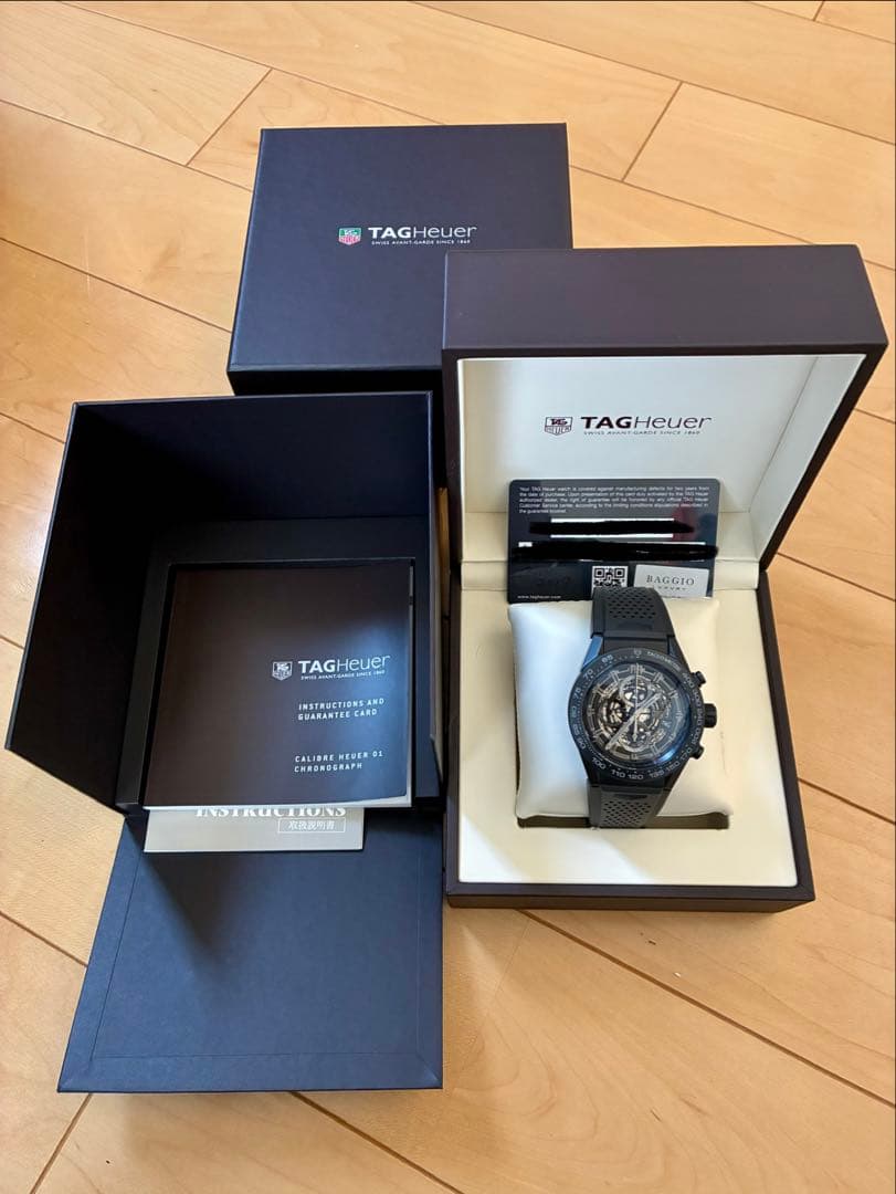 カレラ　キャリバーホイヤー01 タグホイヤー CAR2A91.FT6071