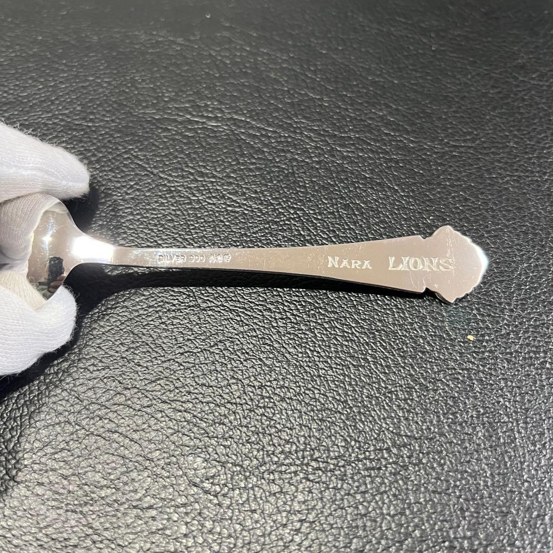 【美品】ライオンズクラブ　大阪尚美堂　「silver950 銀スプーン」　5点