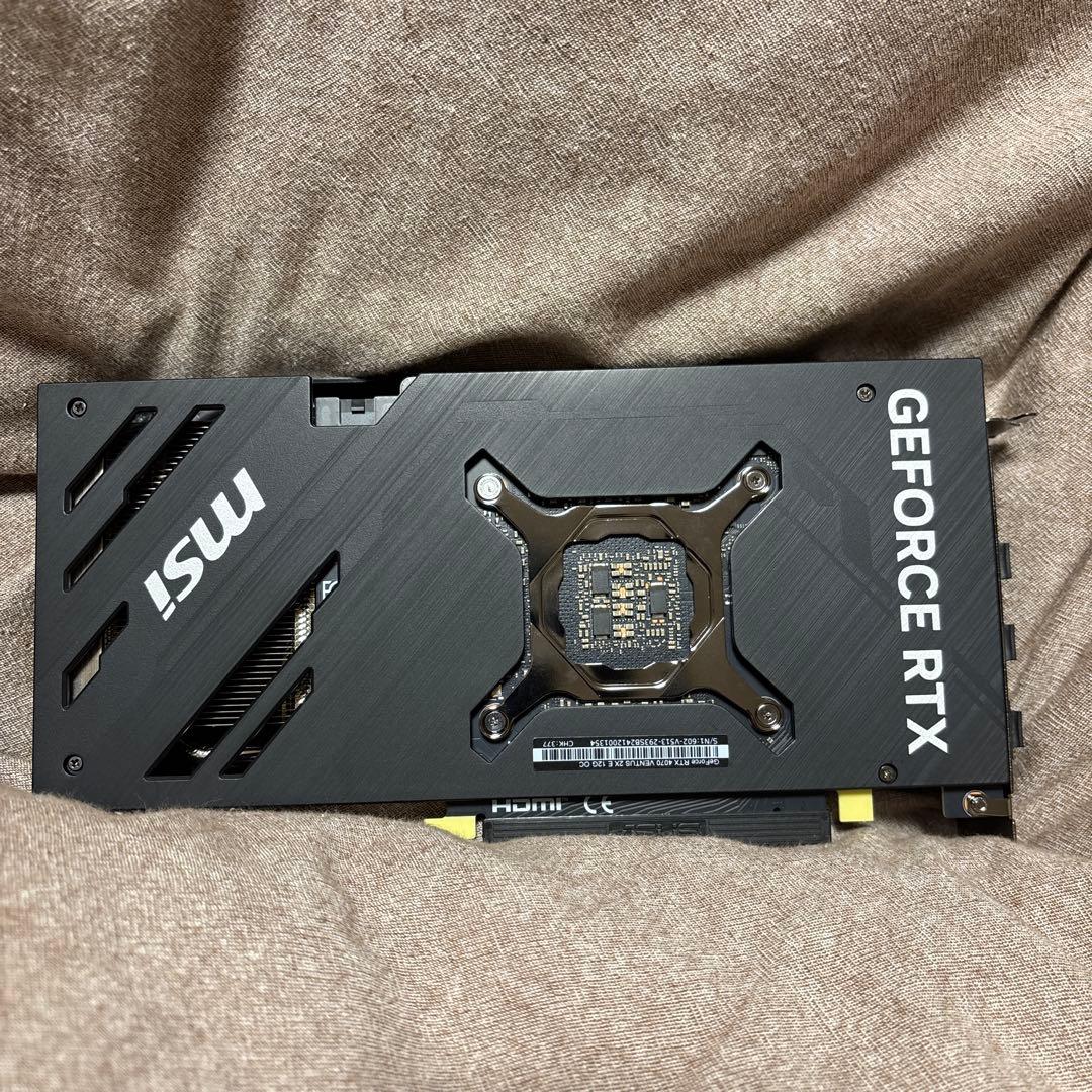 【利用少ない】MSI VENTUS 2X GeForce RTX 4070