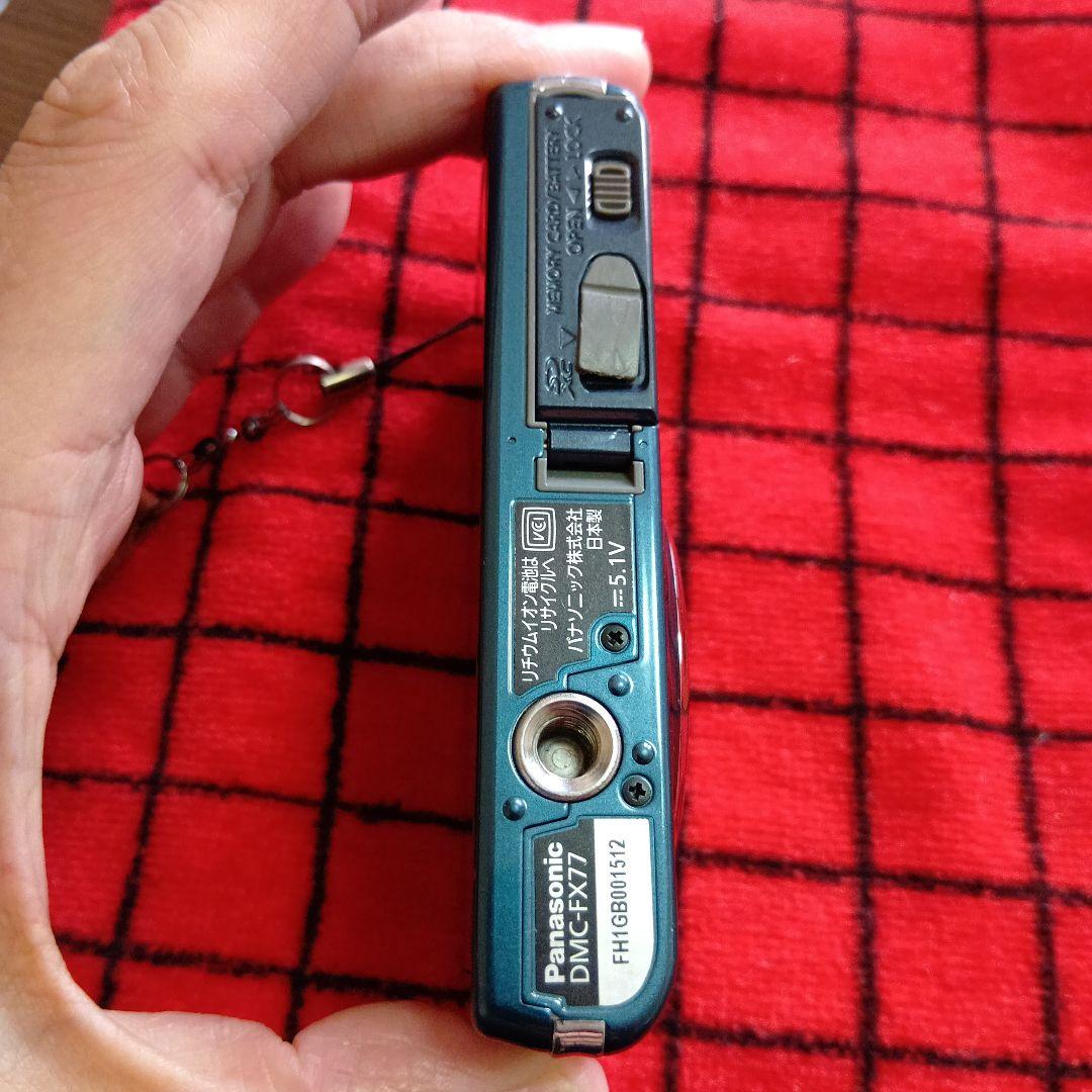 LUMIX コンパクトデジタルカメラ　FX 77 ブルー