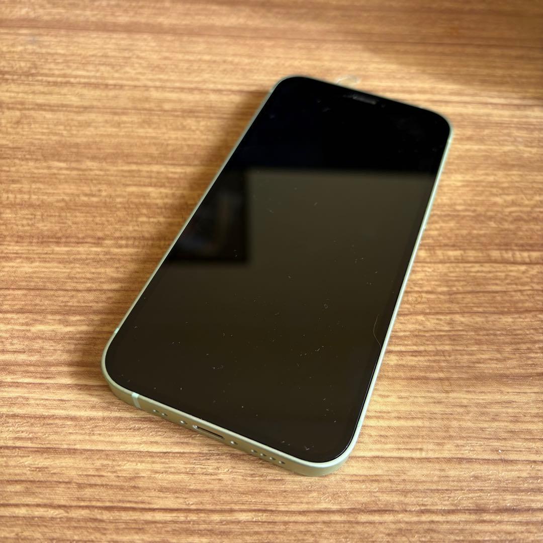 iPhone 12 mini SIMフリー 緑 64GB バッテリー劣化