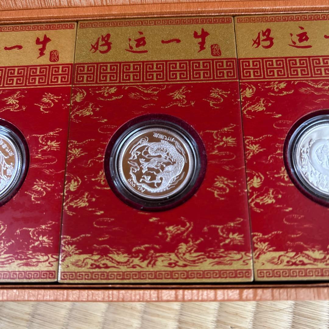 GOLD HISTORY(黄金歴史)好運一生　純銀(Ag.999)メダル10点