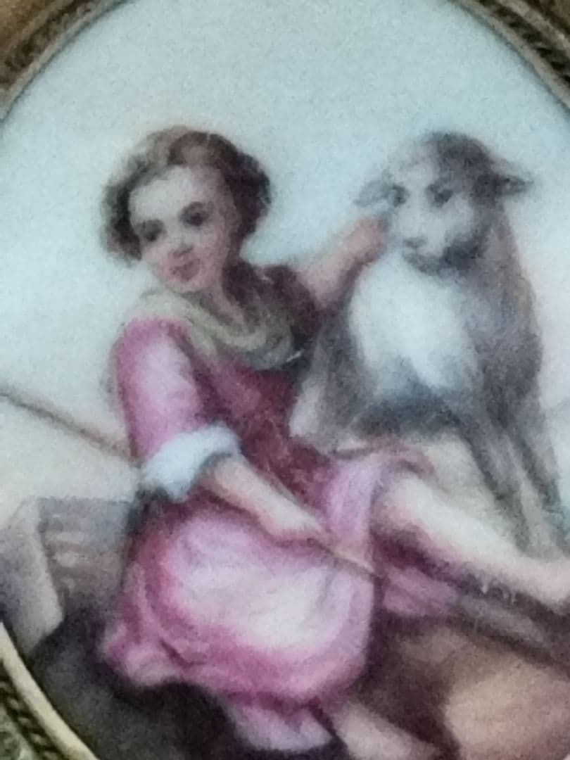 英国　アンティーク　ヴィクトリア王朝時代のブローチ　ムリーリョ