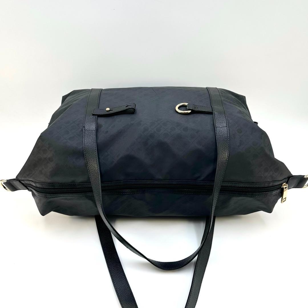 ゲラルディーニ ソフティ ボストンバッグ 旅行用バッグ ブラック ゴールド金具