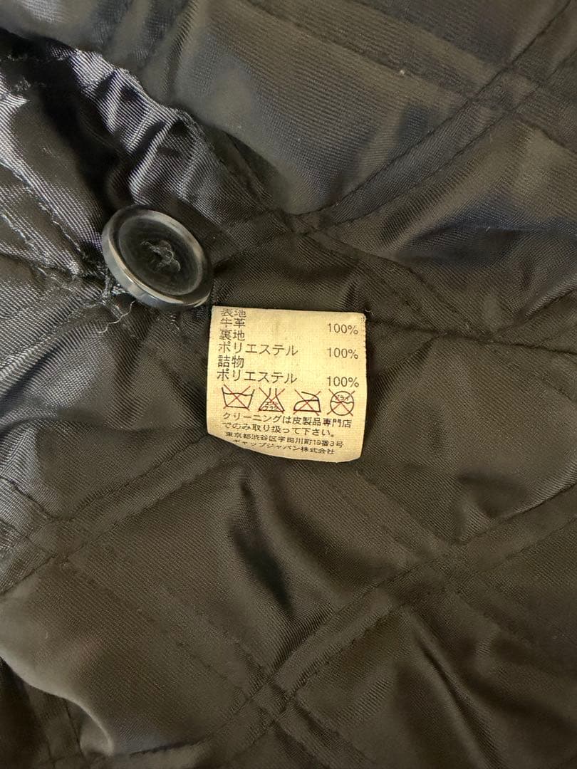 M*様 美品　Old GAP 黒 レザージャケット XL