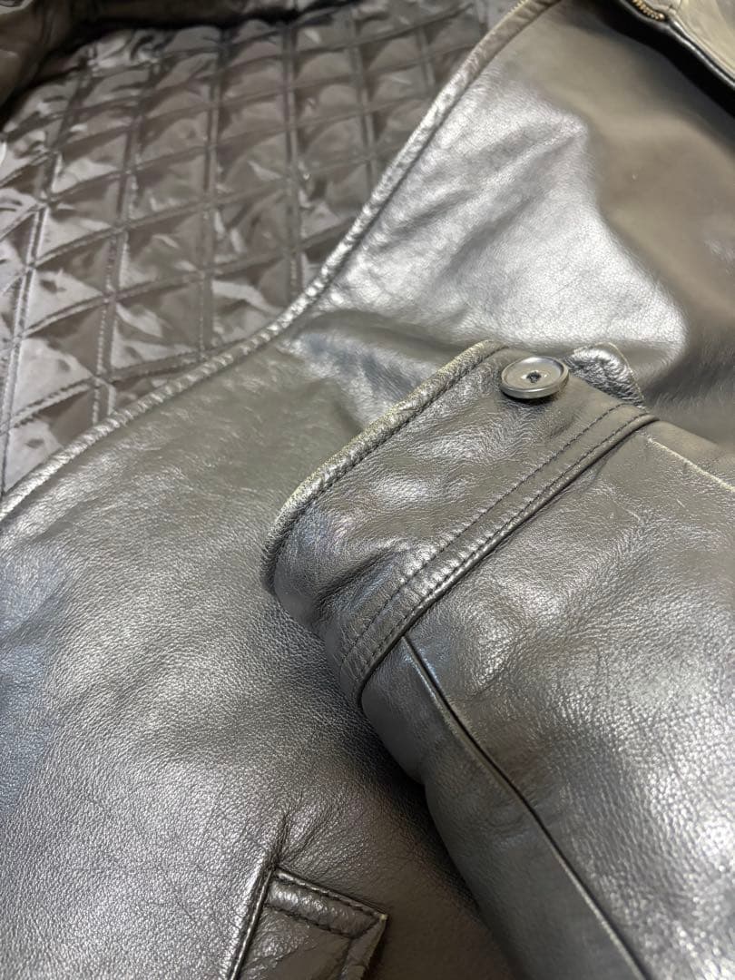 M*様 美品　Old GAP 黒 レザージャケット XL