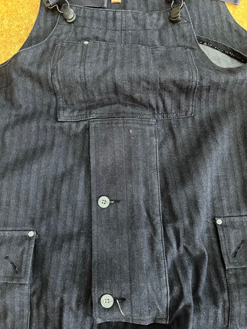 美品 Nigel Cabourn ネイバル ダンガリー 50 ネイビー ライブロ