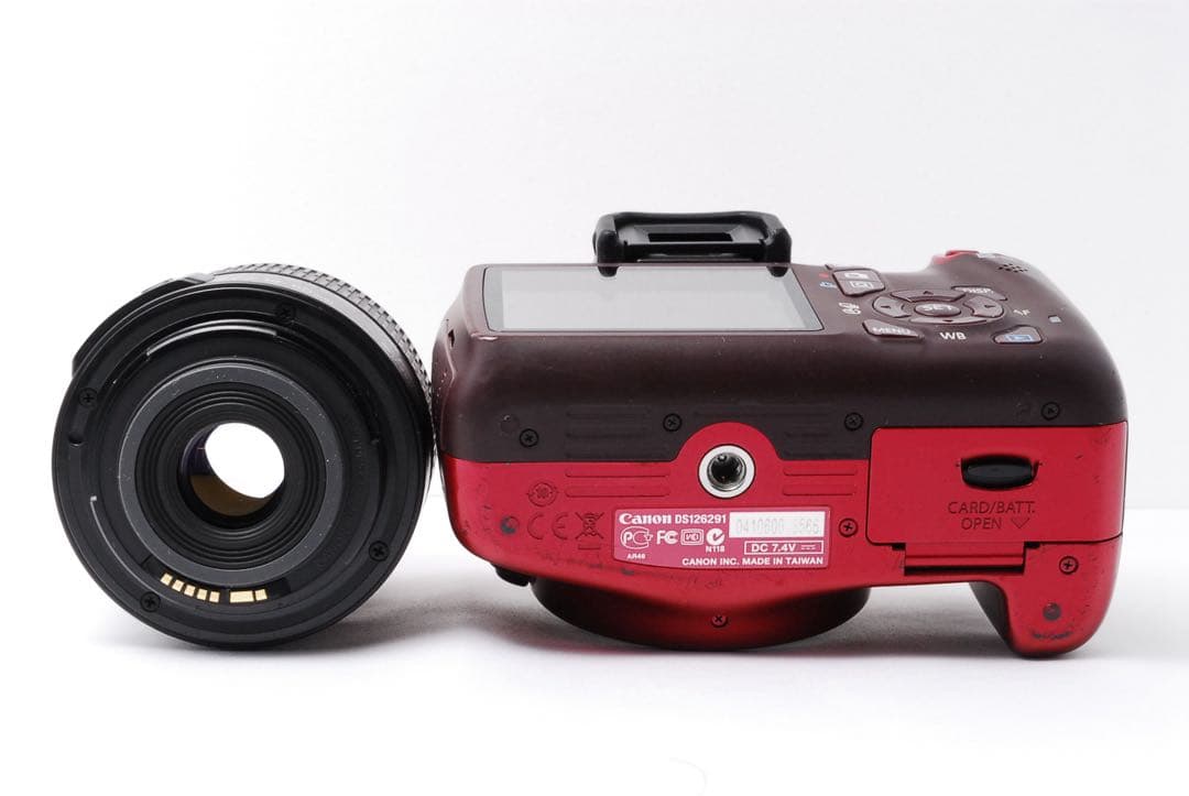 希少なレッドカラー❤️Canon EOS Kiss X50❤️返品保証あり✨一眼レフ