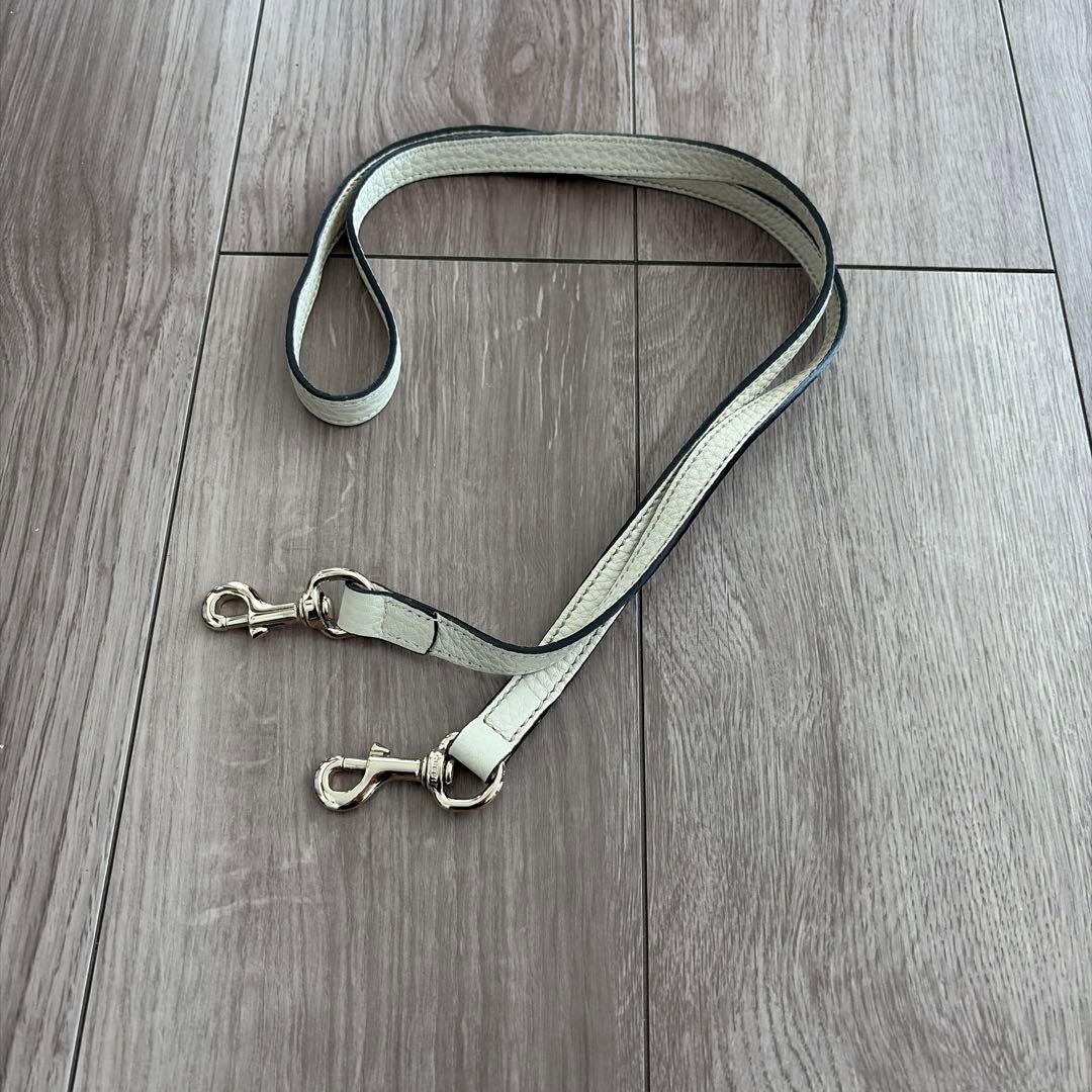 Gucci ホワイトレザーハンドバッグ