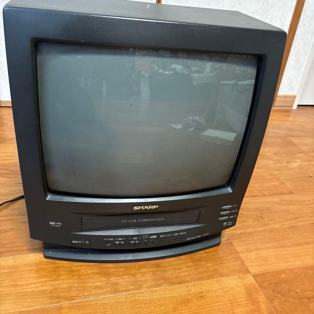 壊れているジャンク　SHARP VT-14M40 テレビ・VTRコンビネーション