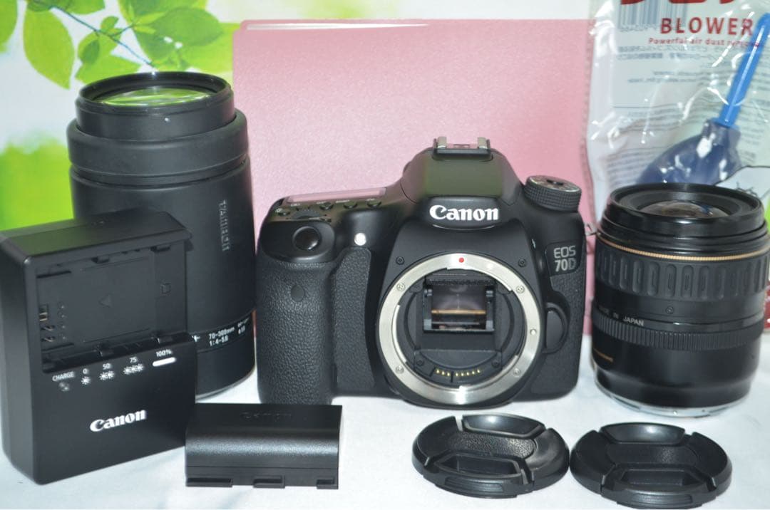 Wi-Fi内蔵★Canon EOS 70D★高画質★動画撮影★おすすめ一眼レフ★