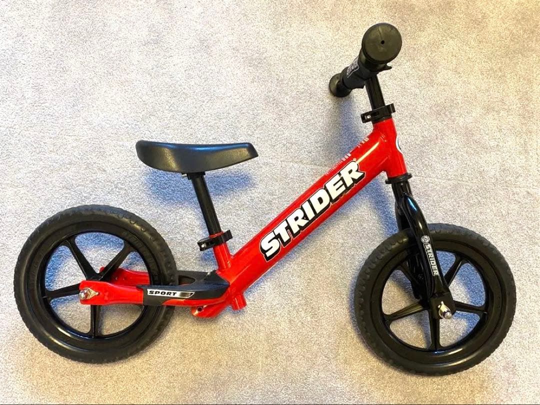 [美品、室内保管] STRIDER スポーツモデル　バランスバイク レッド