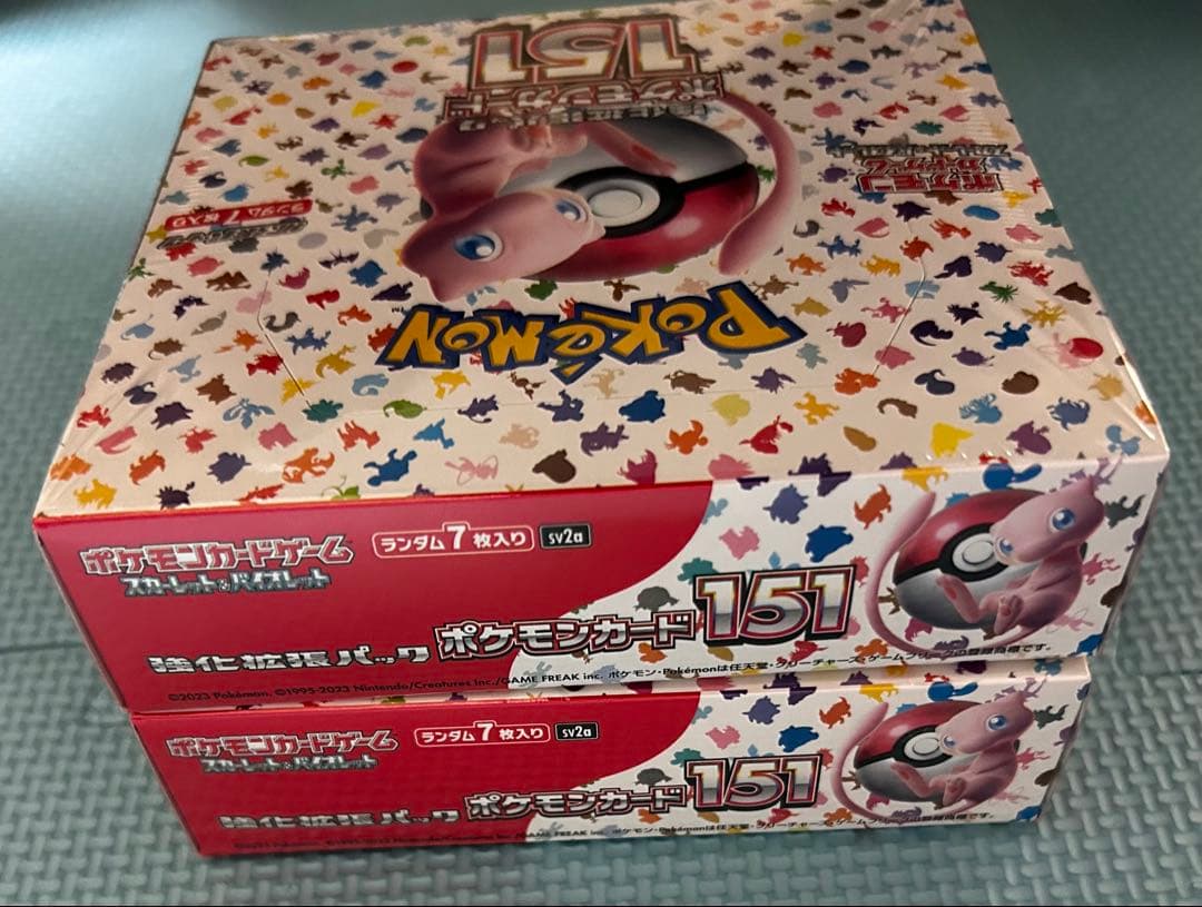 ポケモンカード151 強化拡張パック　2BOX シュリンク付き