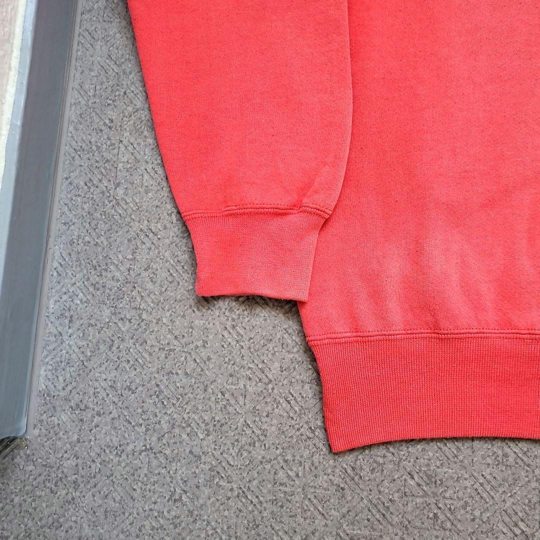 鬼フェード サーモンピンク USA製 Russell 前V スウェット 短丈 L