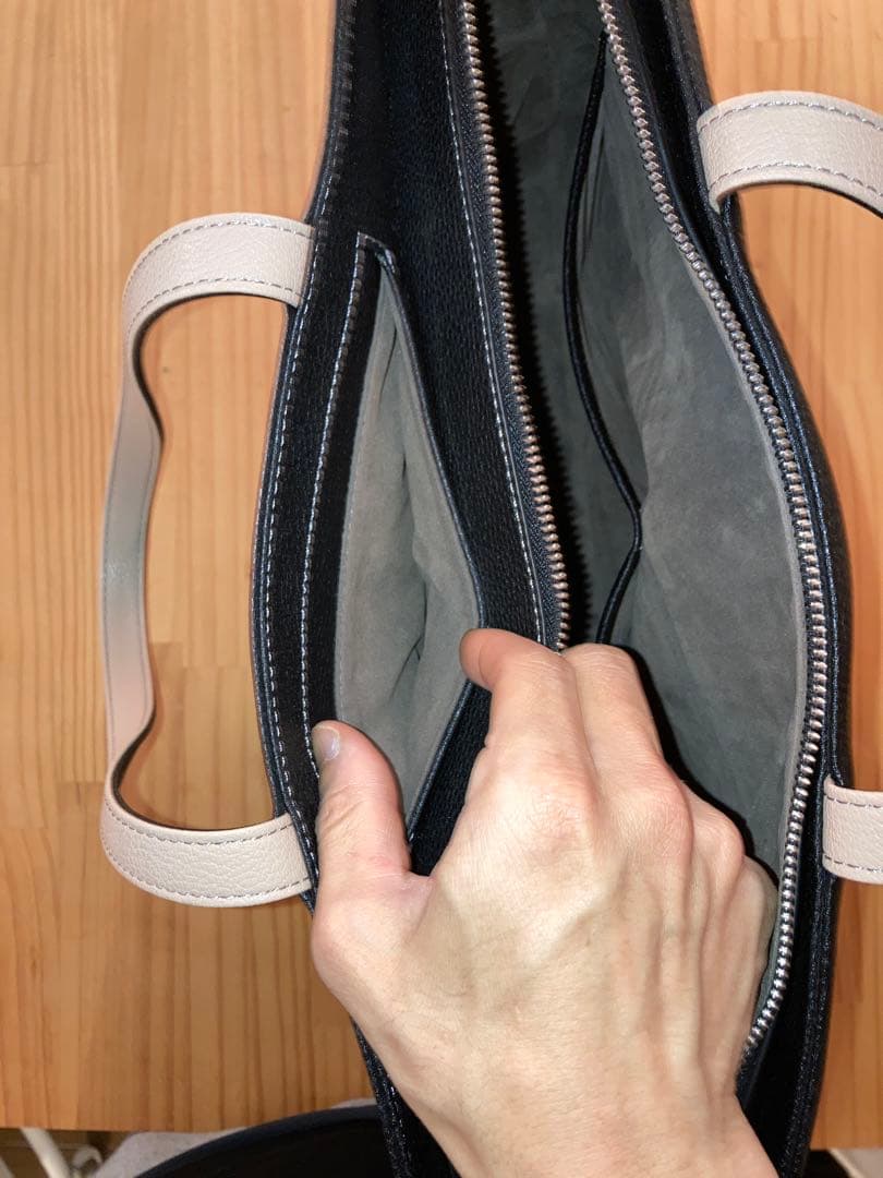 ユナイテッドアローズ　トートバッグ　合皮　黒