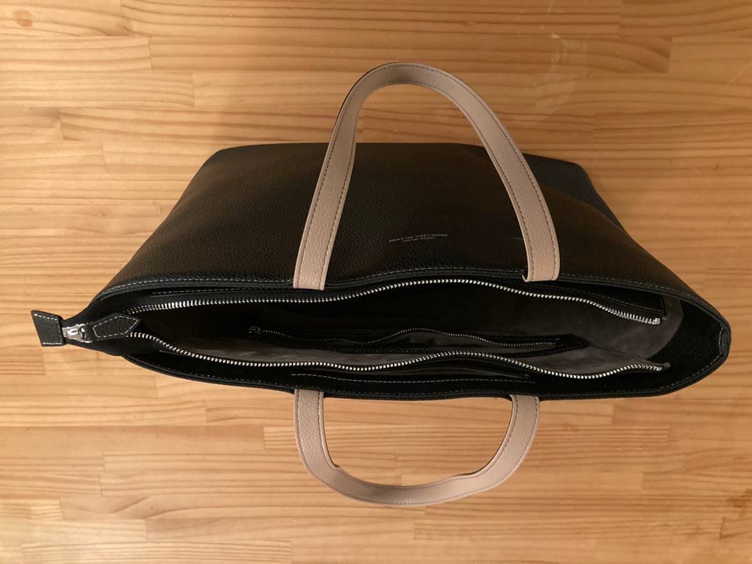 ユナイテッドアローズ　トートバッグ　合皮　黒