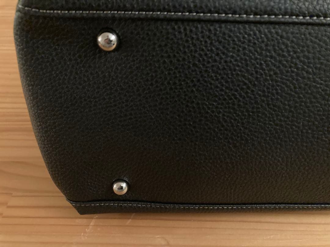 ユナイテッドアローズ　トートバッグ　合皮　黒