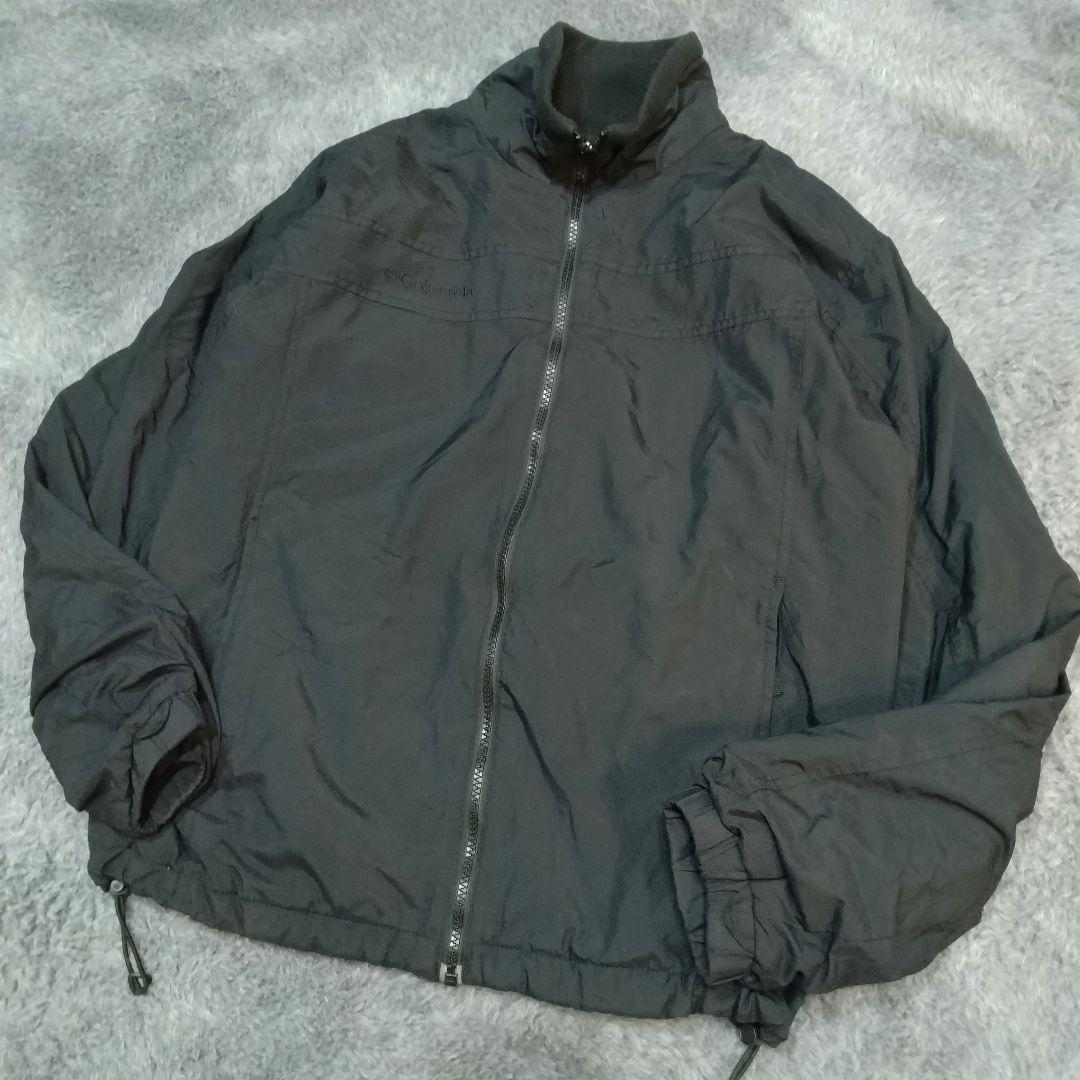 コロンビア　ノームコア　テック系　ウォームアップジャケット　ドローコード