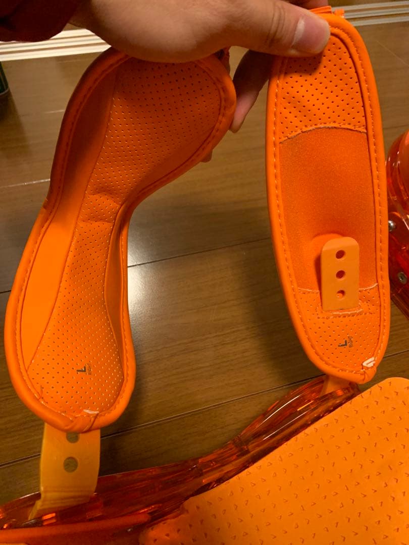 BURTON オレンジ スノーボード ビンディング