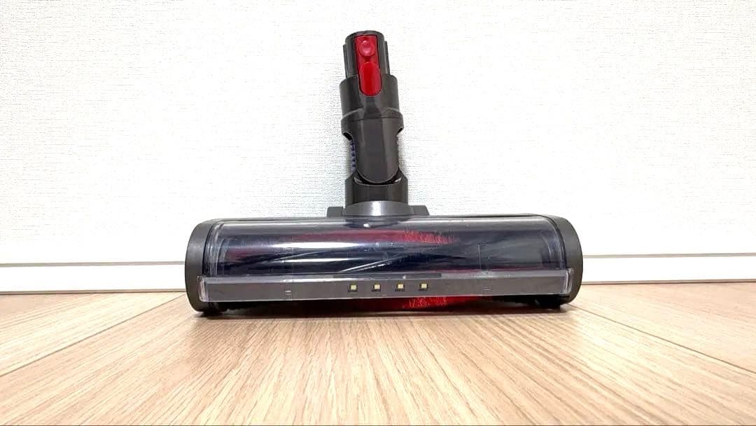 Dyson V8 Slim Fluffy+ ヘッド社外品に交換済 収納スタンド付