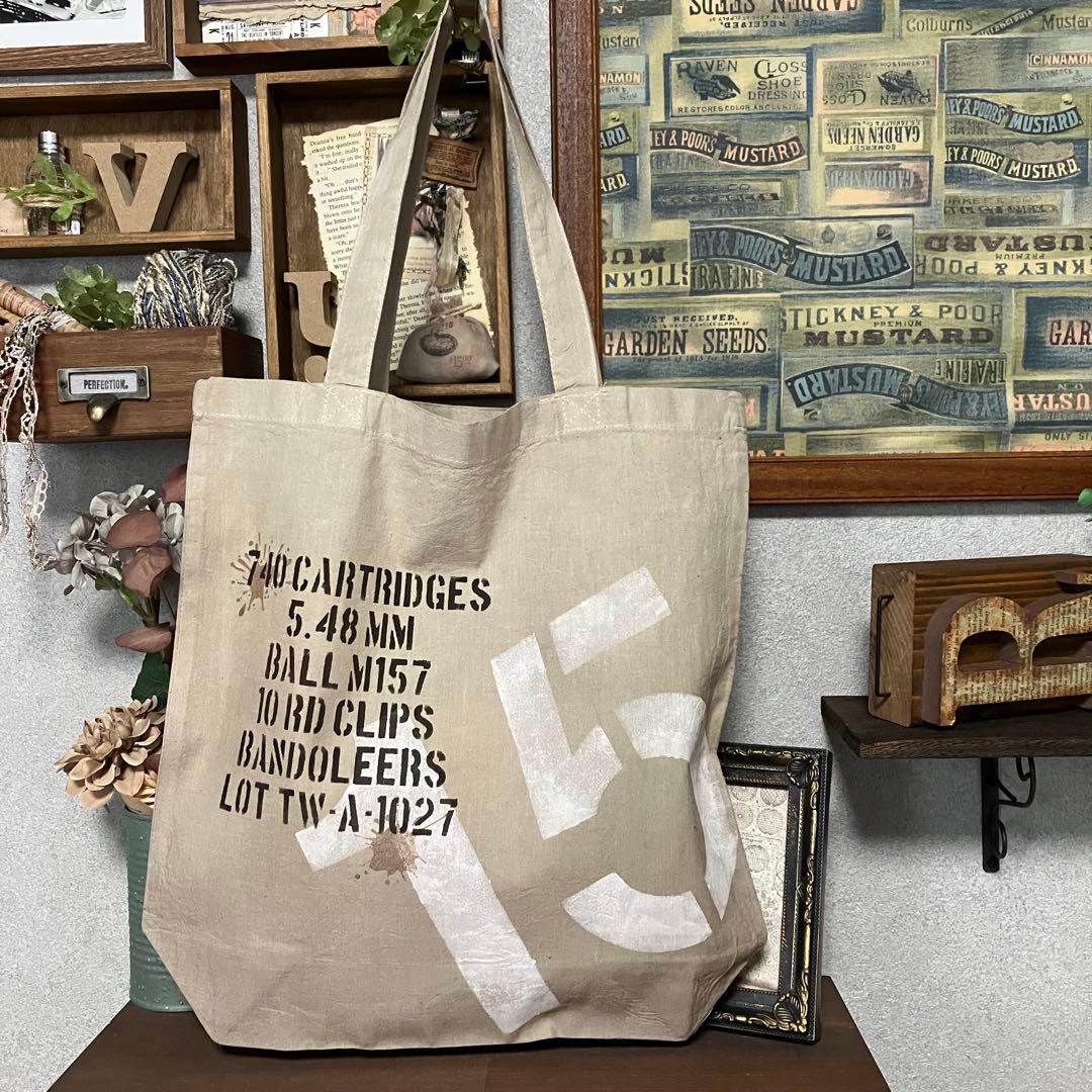 ちびすけ様8/10⭕️vintage 染め❗️A4 コットンバッグ　マイバッグ　15