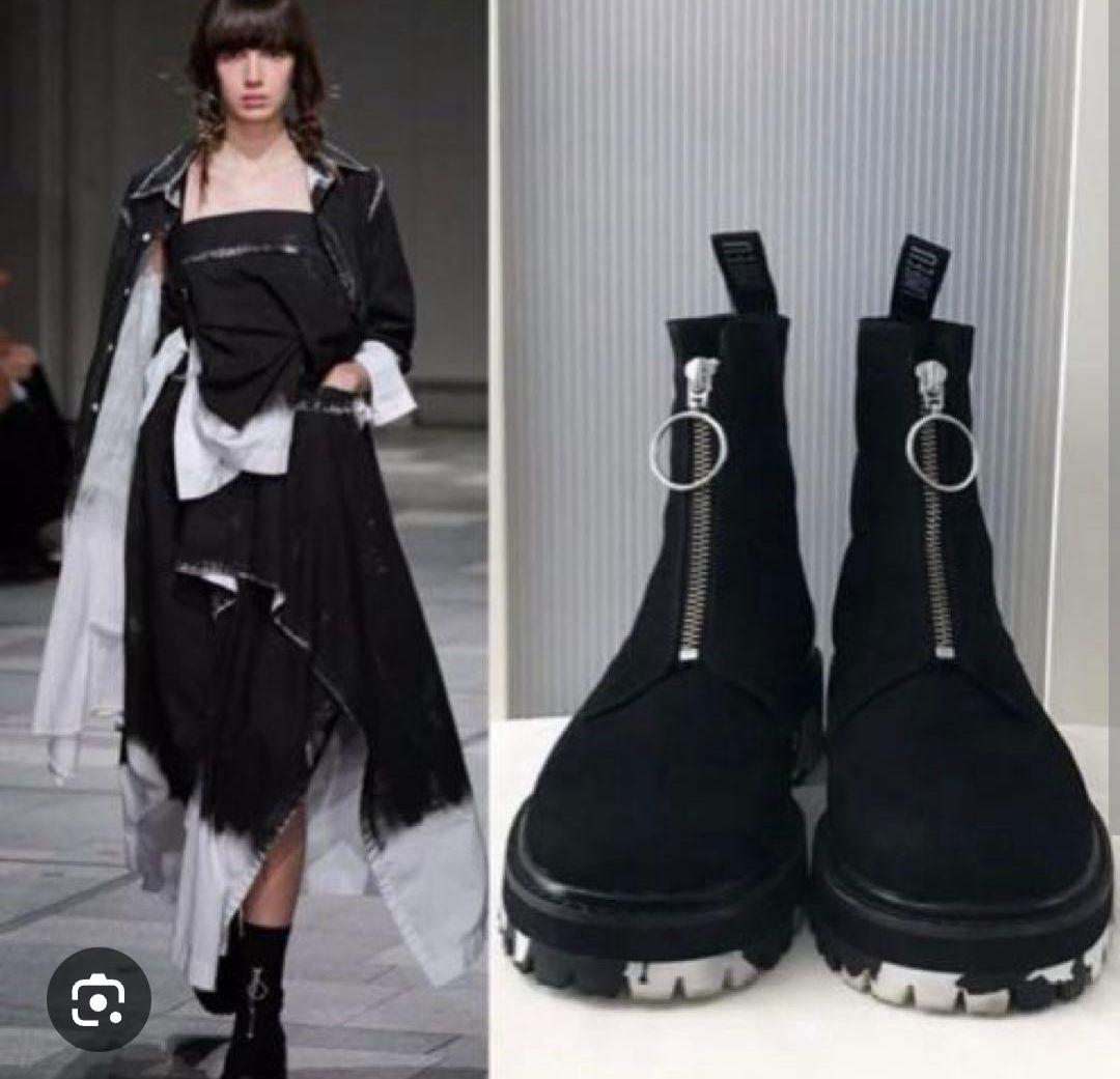 のこlimi feu ヌバックショートブーツ