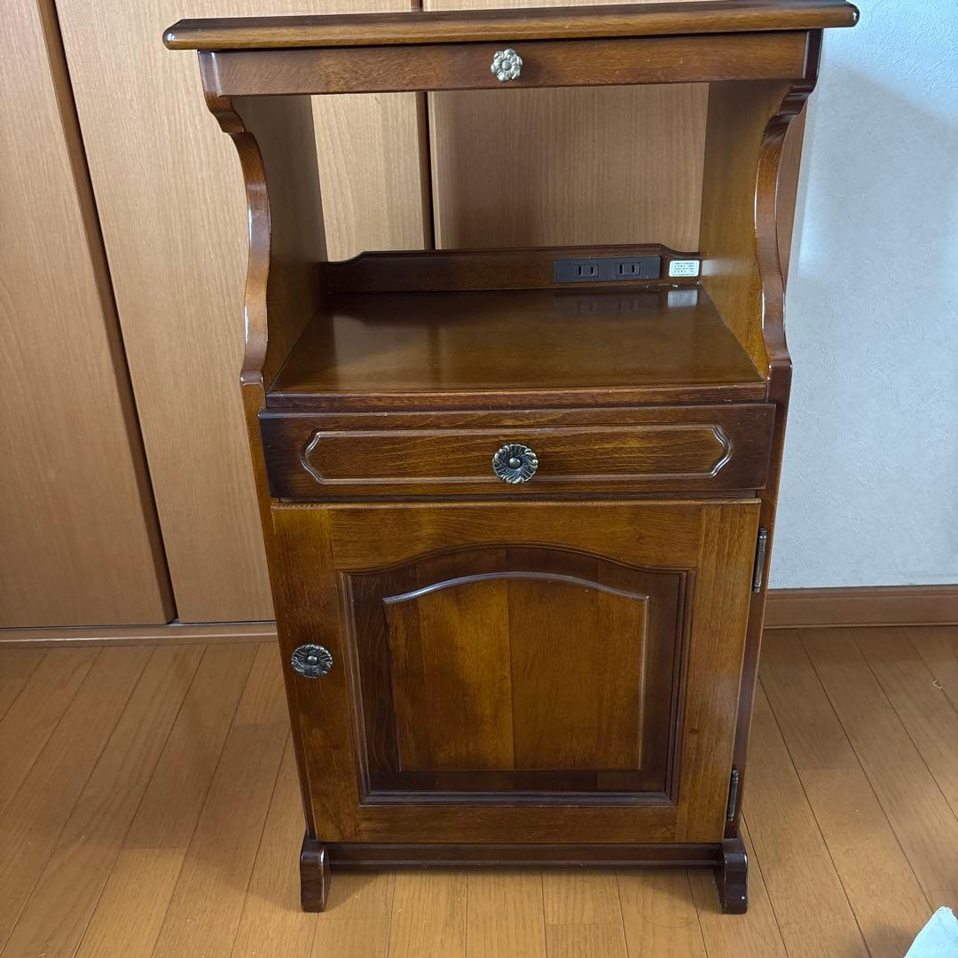 オールドカリモクコロニアル電話台