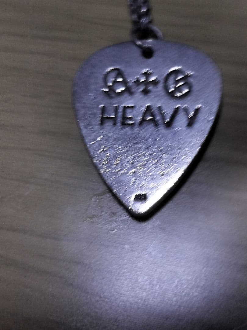 A&G エーアンドジー ピック 初期 ネックレス シルバー